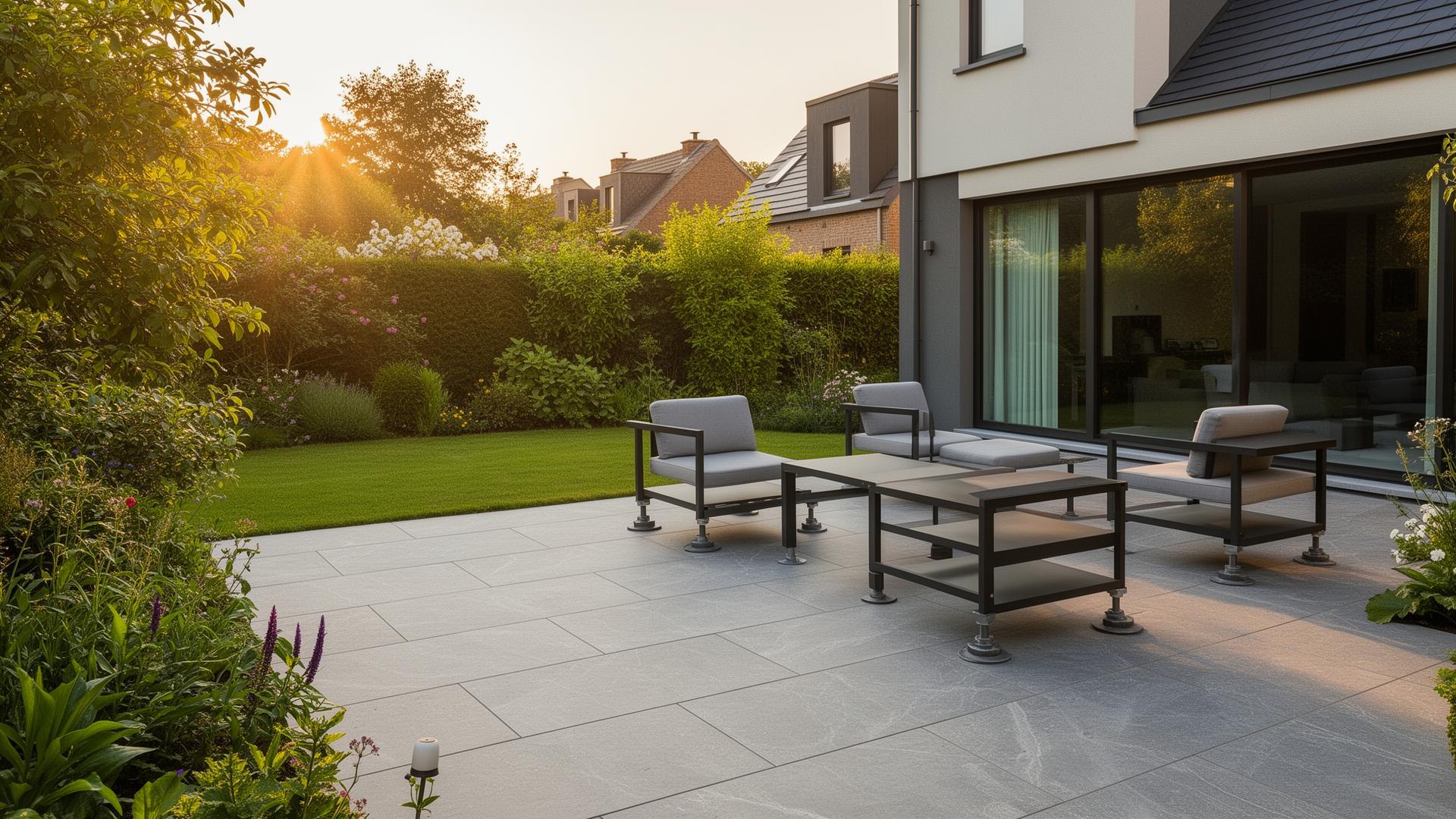 Terras aanleggen: keramiek of natuursteen?